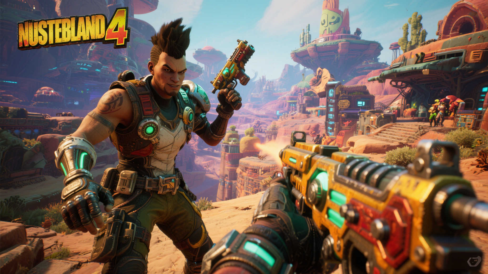 〈无主之地4〉震撼新区域曝光，海量武器亮相！