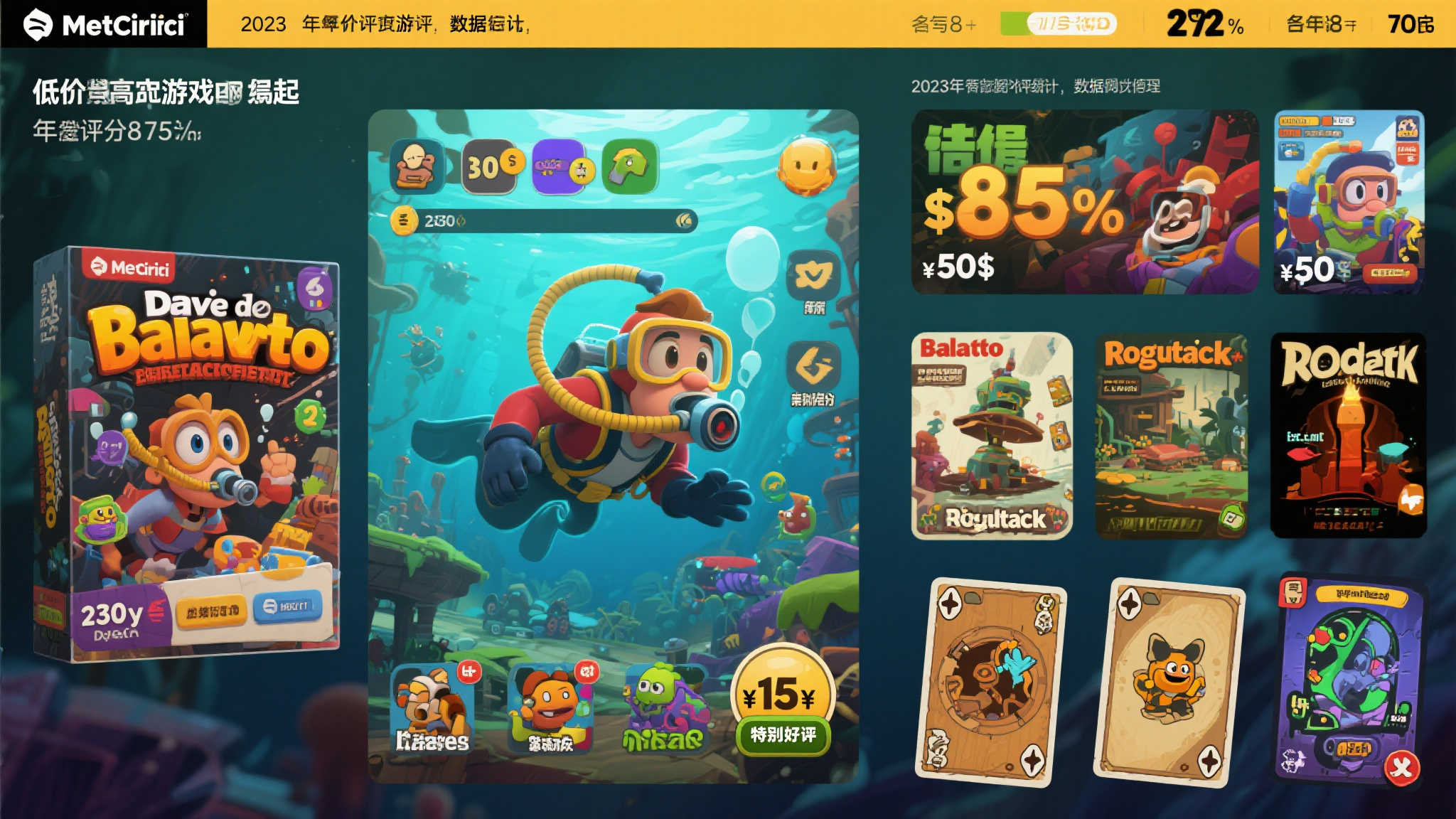 高价不等于高质！今年高分游戏多在50美元以下！
