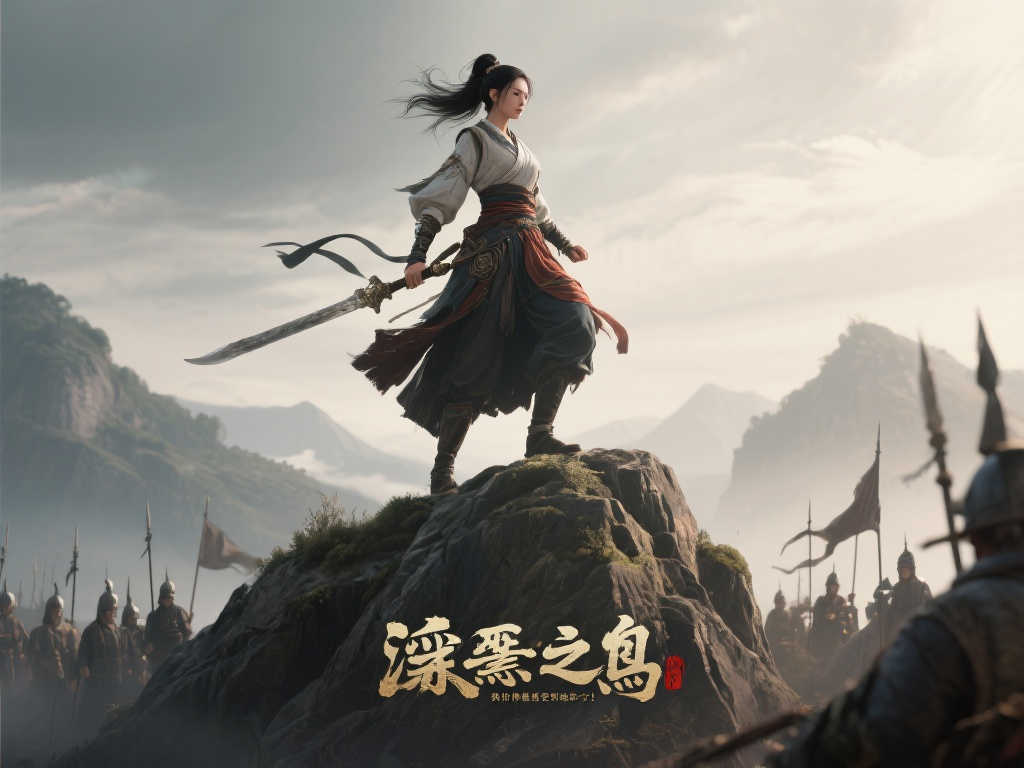 《明末：渊虚之羽》女主全新画面：山巅之上，激昂呐喊！